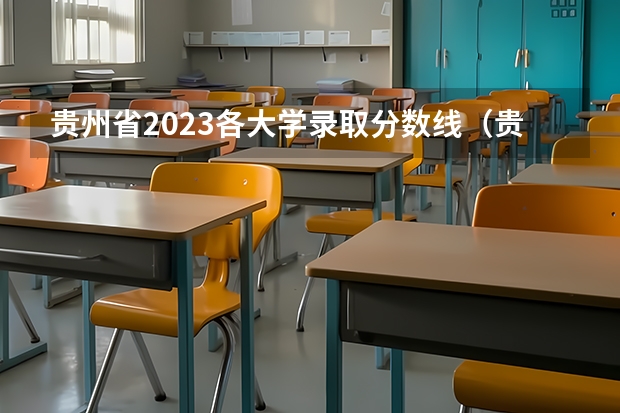 贵州省2023各大学录取分数线（贵州二本院校排名及分数线）