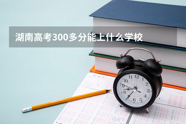 湖南高考300多分能上什么学校