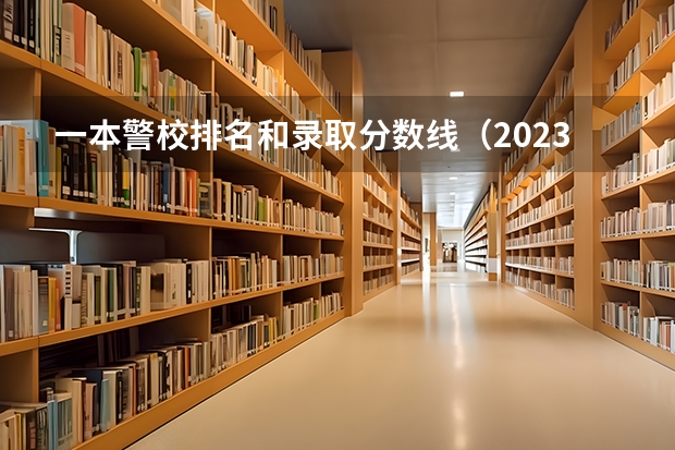 一本警校排名和录取分数线（2023福建警察学院提前批分数线）