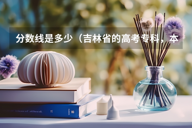 分数线是多少（吉林省的高考专科，本科）