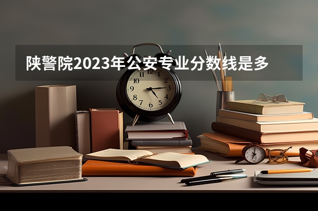 陕警院2023年公安专业分数线是多少？